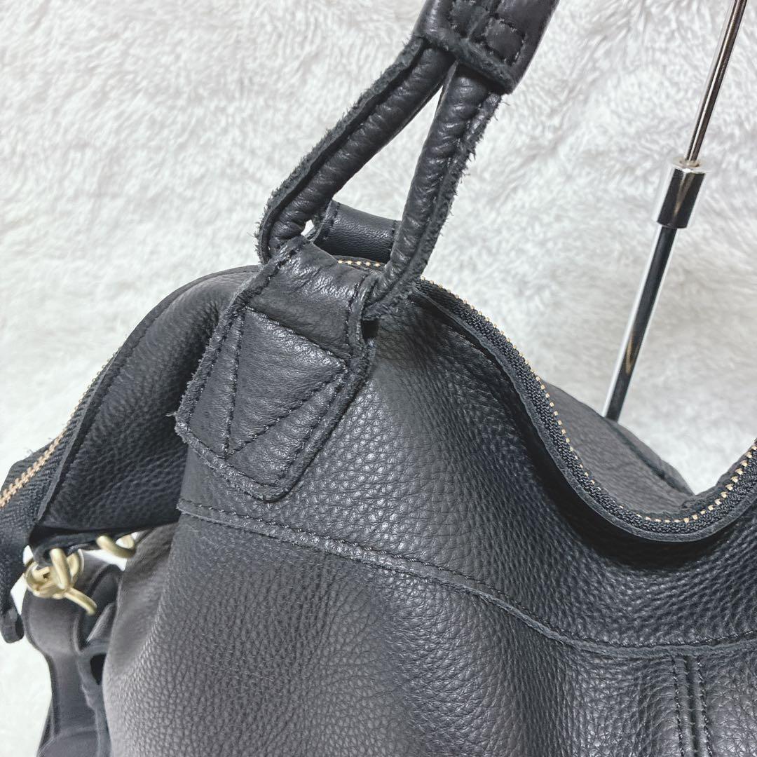 ✨美品✨　ear PAPILLONNER レザー 2WAY トートバッグ　大容量