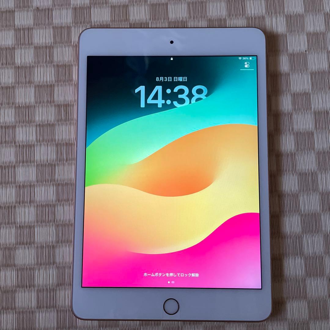 中古品 Apple iPad mini 第5世代 Wi-Fi 64GB ゴールド