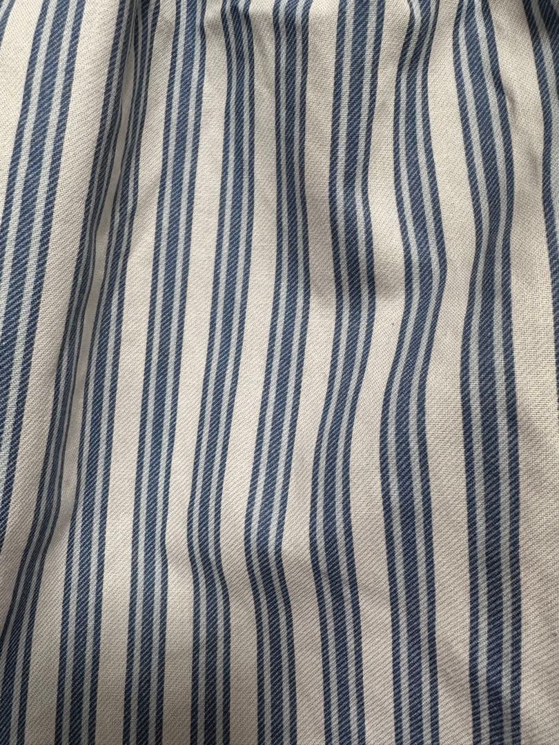 ☆激レア　ラルフローレン　ベッドスカート　セミダブル　青ストライプ　シーツ☆