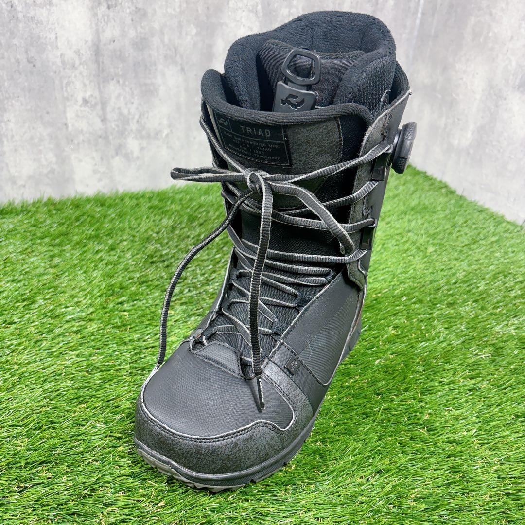 RIDE TRIAD 27.0cm スノーボードブーツ メンズ BOA ブラック