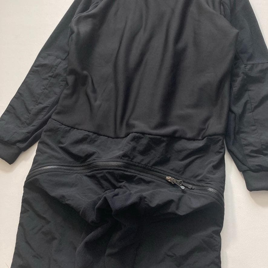 ご*ご様 【美品】NANGA　ポーラテックオールインワン 近年モデル 黒 L ビ