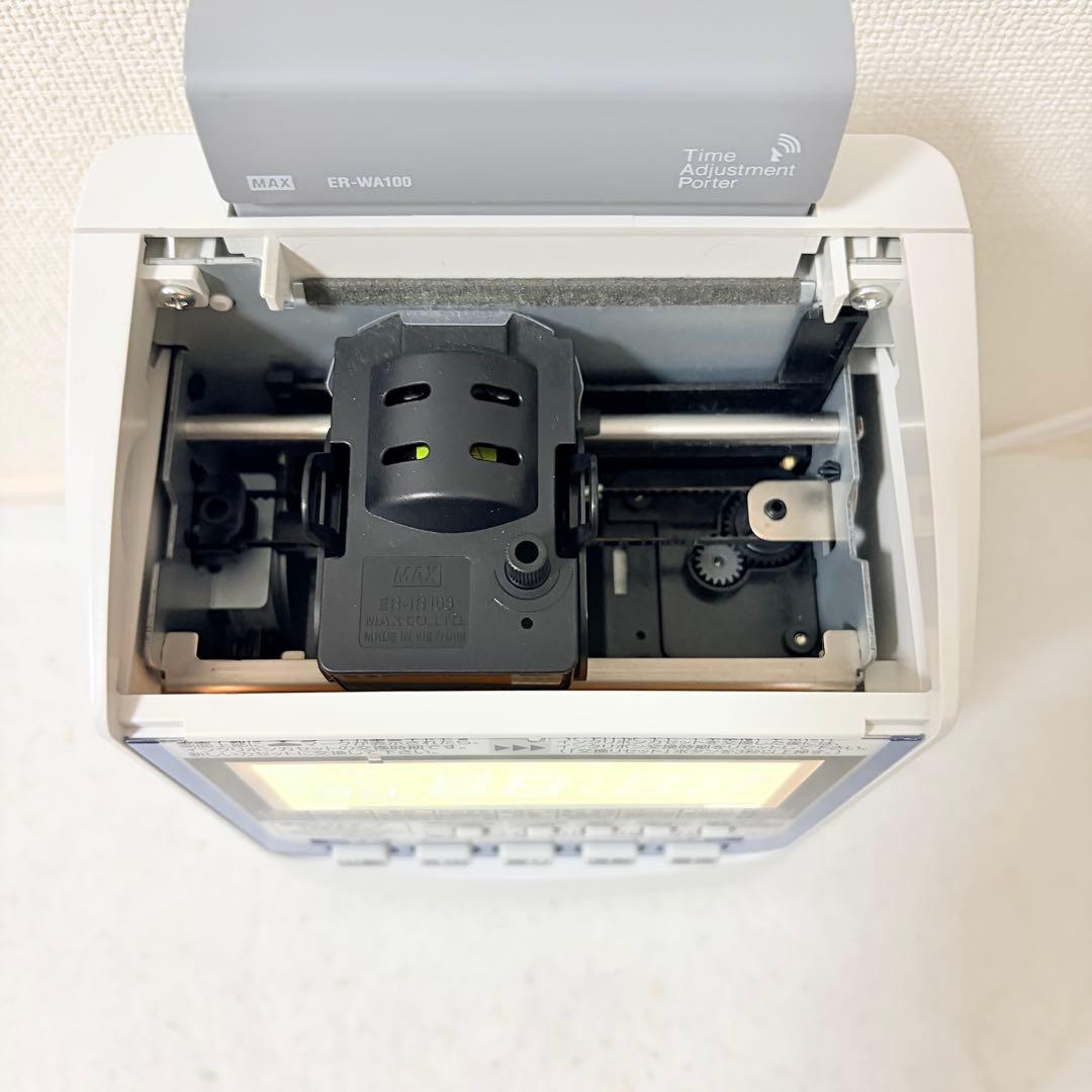 美品 MAX タイムレコーダー 電波受信ユニットセット ER-110SUW