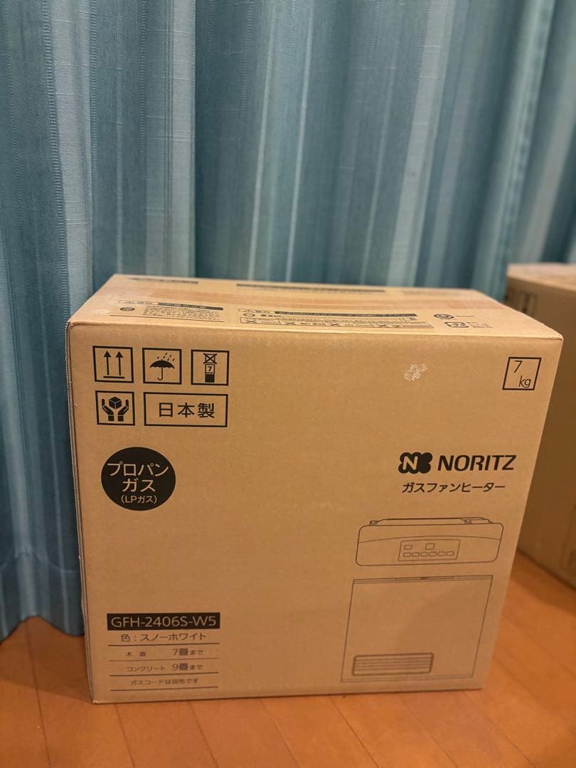 【新品未開封】NORITZ GFH-2406S-W5 ガスファンヒータープロパン
