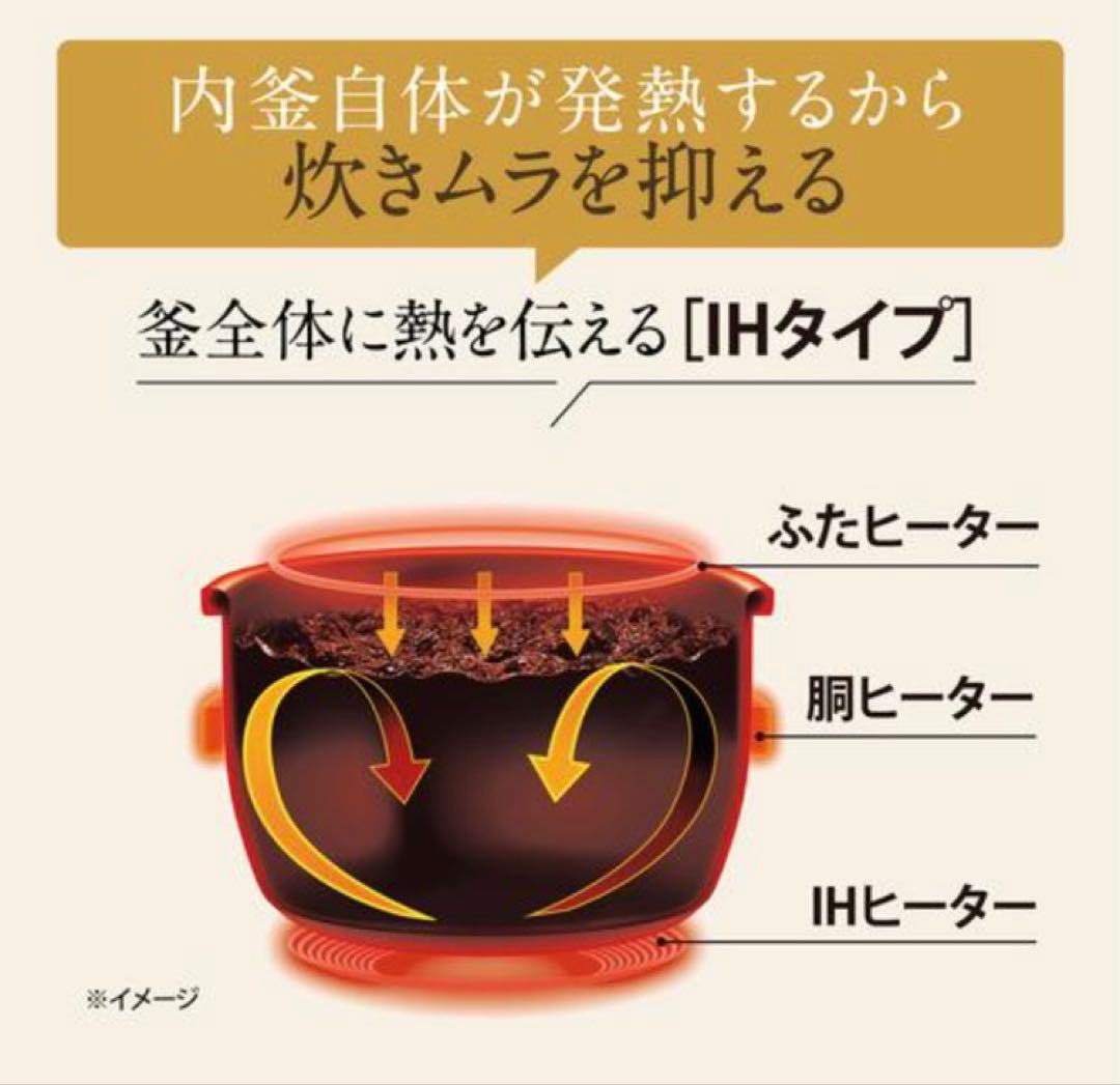 象印マホービン NW-VK10-BA IH炊飯器極め炊き 5.5合炊き ブラック