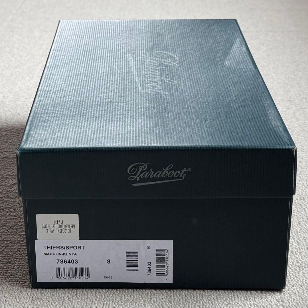 靴 Paraboot THIERS/SPORT VEL MARRON UK8