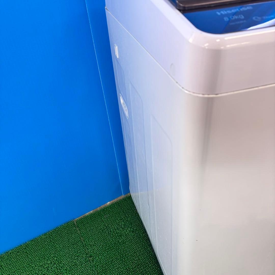 736 ハイセンス　家庭用　洗濯機　8キロ　格安　小型　一人暮らし　インバーター