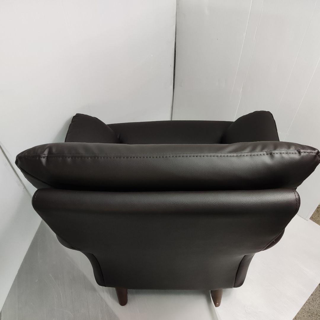 数日セール【美品】コウテイ3 ニトリ 合成皮革 1人用ソファ