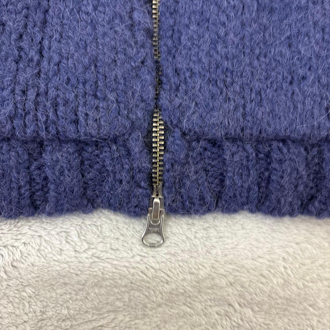 トップス STUSSY CHUNKY KNIT ZIP HOODIE XL