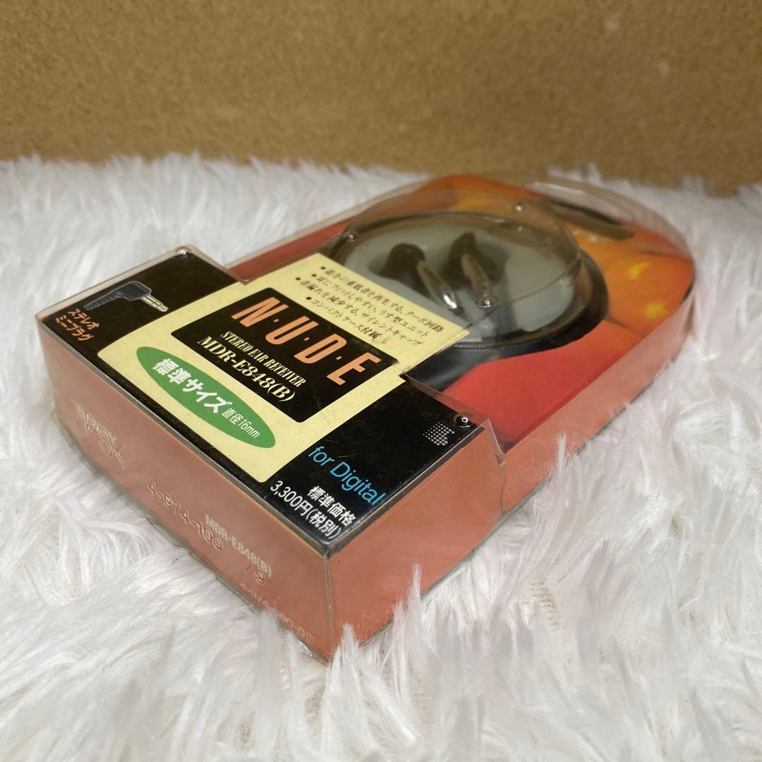 【未使用】ソニー　NUDE イヤホン　MDR-E848(B)