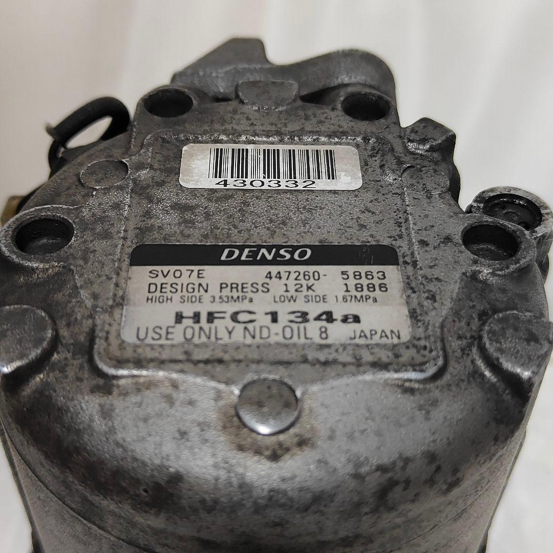 タント L375s エアコンコンプレッサー 純正品