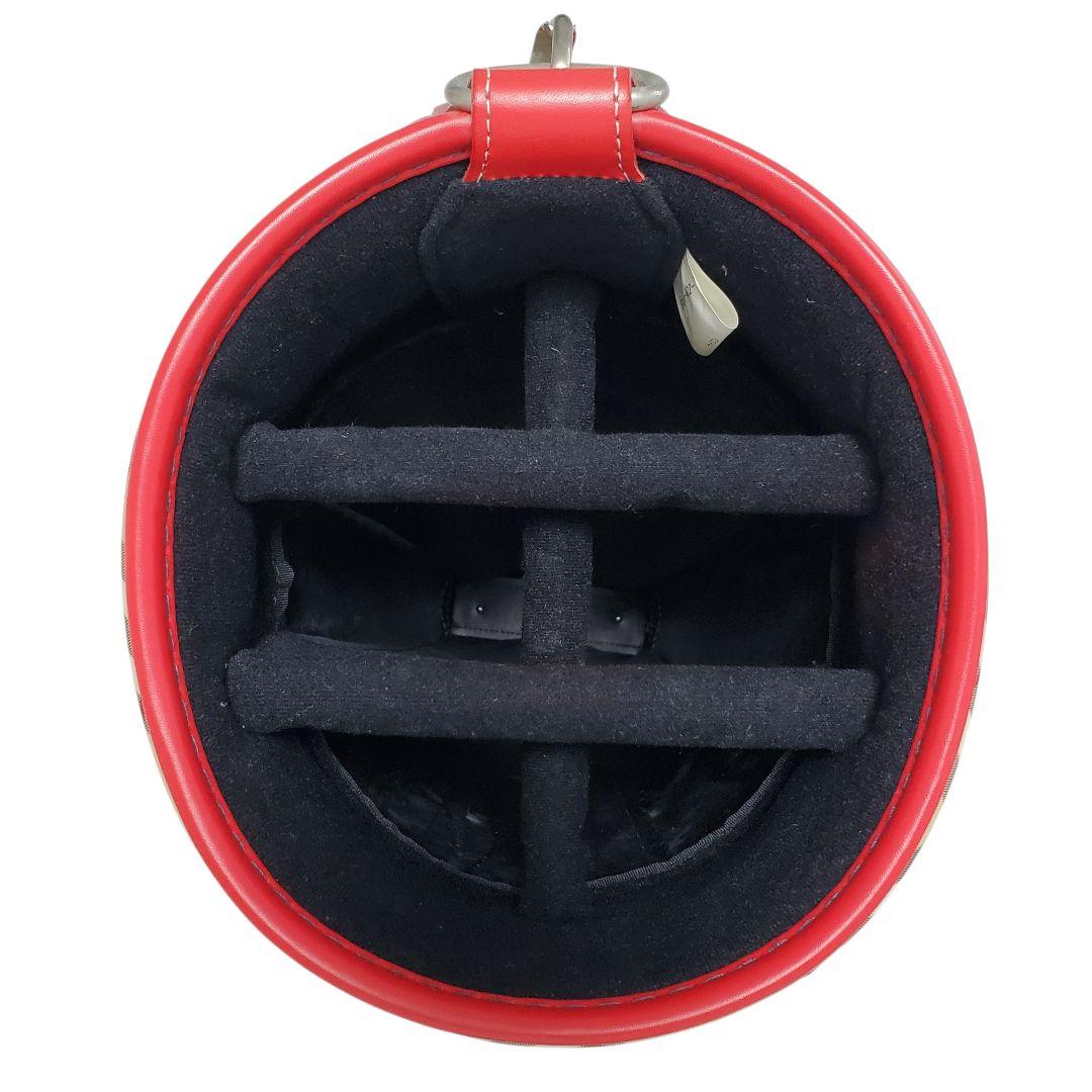 希少 BURBERRY キャディバッグ レッド