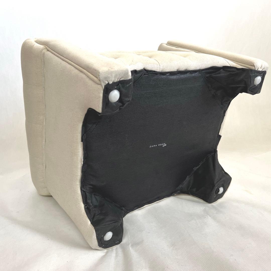 ZARA  KIDS ミニサイズソファ・リネン・アイボリー・ザラホーム