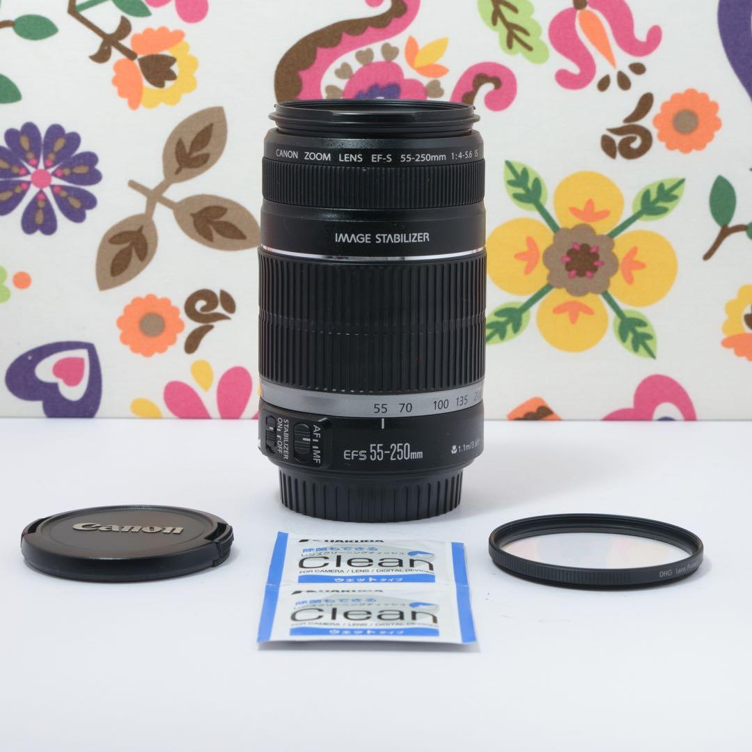 ⭐️キャノンCanon EF-S 55-250 mm⭐️手ブレ補正望遠レンズ⭐️