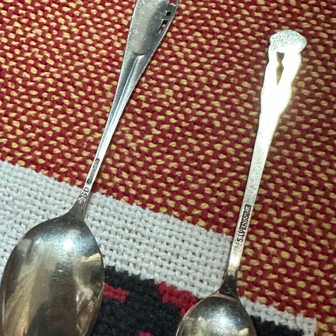 【純銀】スターリングシルバー スーベニアスプーン セット まとめ売り 銀製