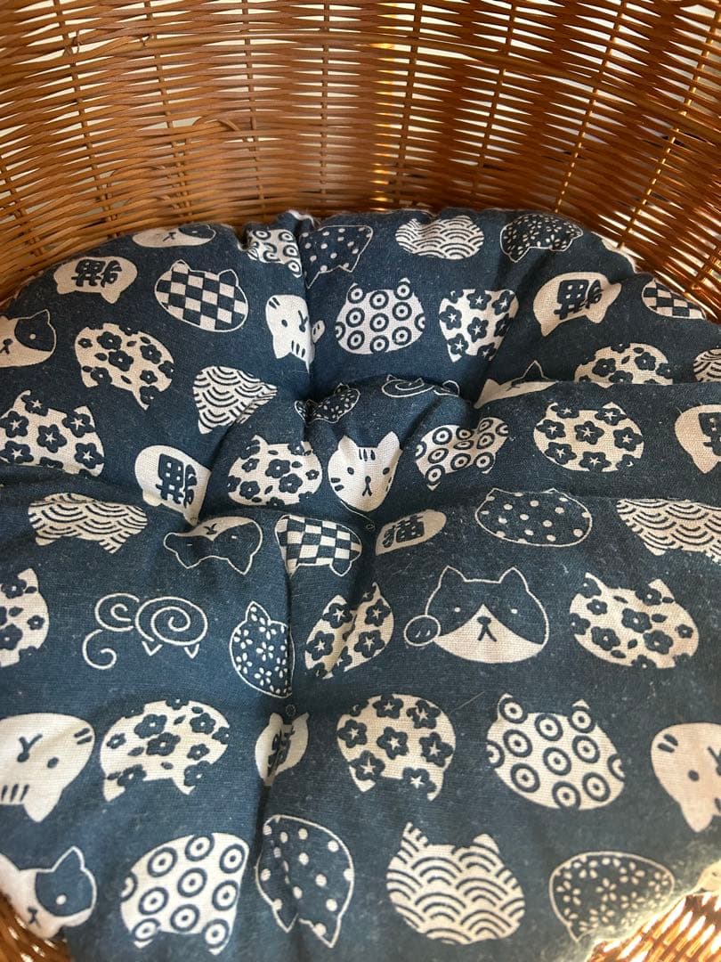 猫用ハンモック型ベッド ウィッカー製