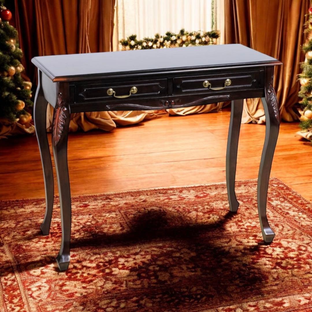 E 新品 コンソールテーブル アジアン 机 デスク サイドテーブル アンティーク