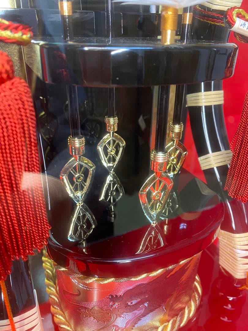 破魔弓　ガラスケース１５号・間口約２８×奥行約２４×高さ約５０㎝