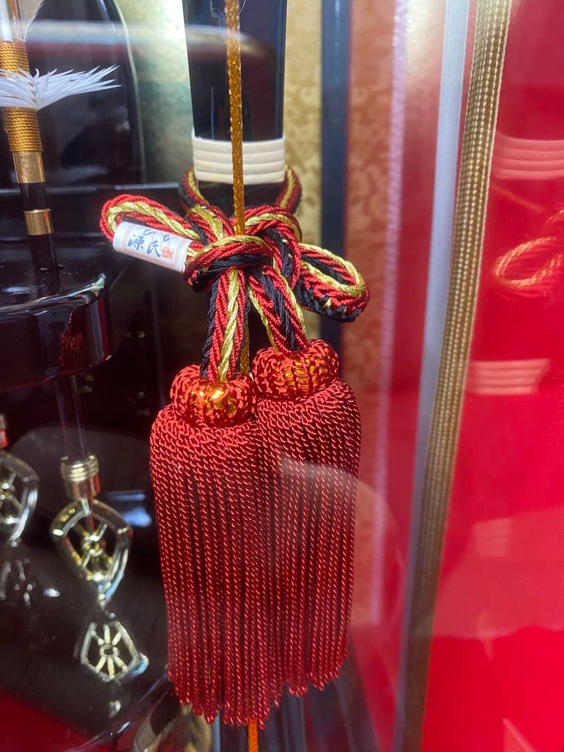 破魔弓　ガラスケース１５号・間口約２８×奥行約２４×高さ約５０㎝