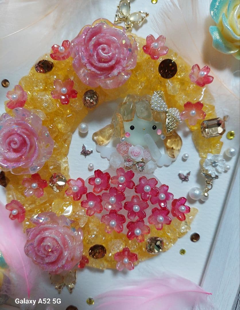 シーグラスアート 天使ちゃんと悪魔ちゃん♪お取り置き中です(⋆ᴗ͈ˬᴗ͈)”