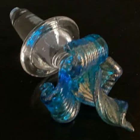 ベネチアンガラス　イタリア　大型　ムラーノガラス　ボトル H26cm