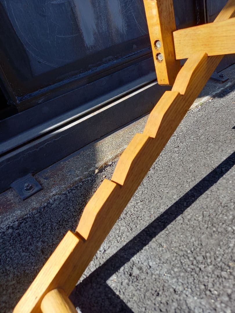 1960年代　アンティーク　帆布　オーク　フレーム　ロッキングチェア