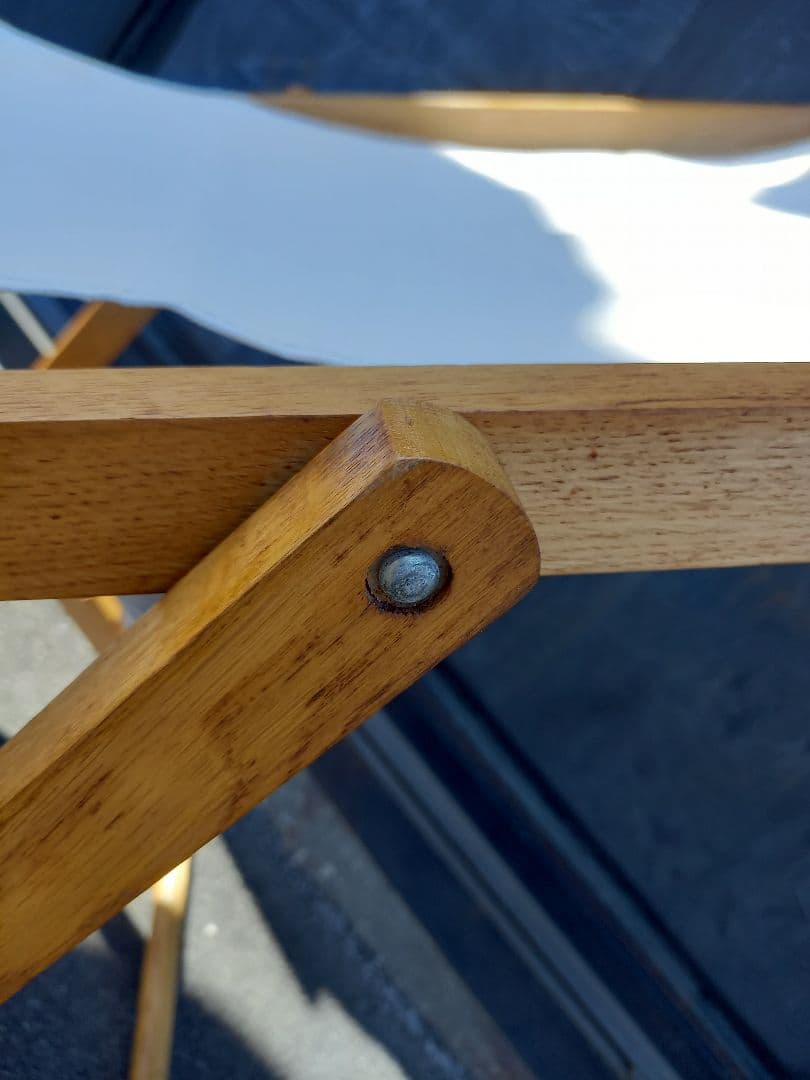 1960年代　アンティーク　帆布　オーク　フレーム　ロッキングチェア