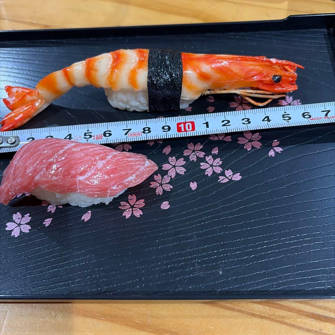 食品サンプル　実物大リアル寿司　35貫