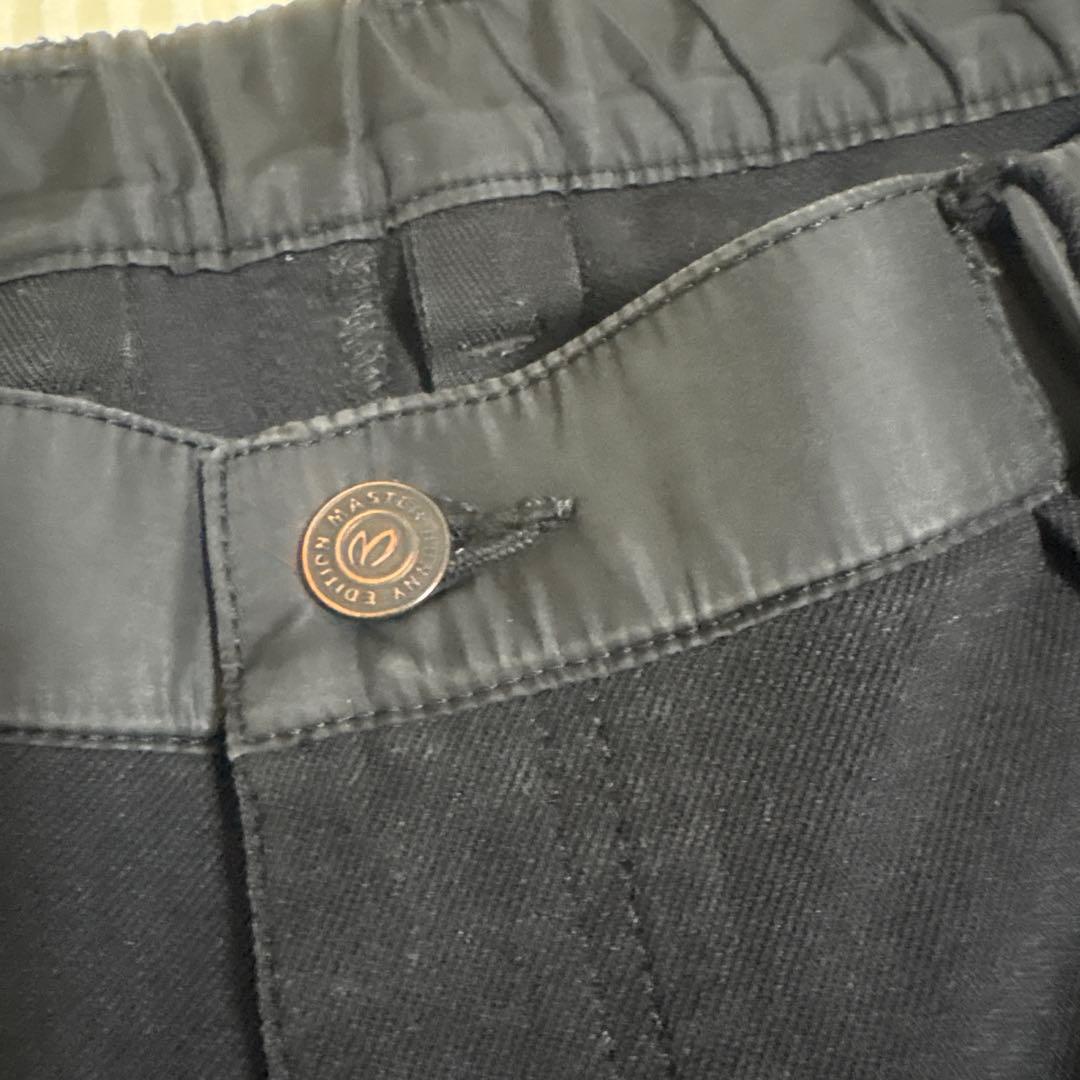 MASTER BUNNY マスターバニー ストレッチ素材 ズボン パンツ 黒