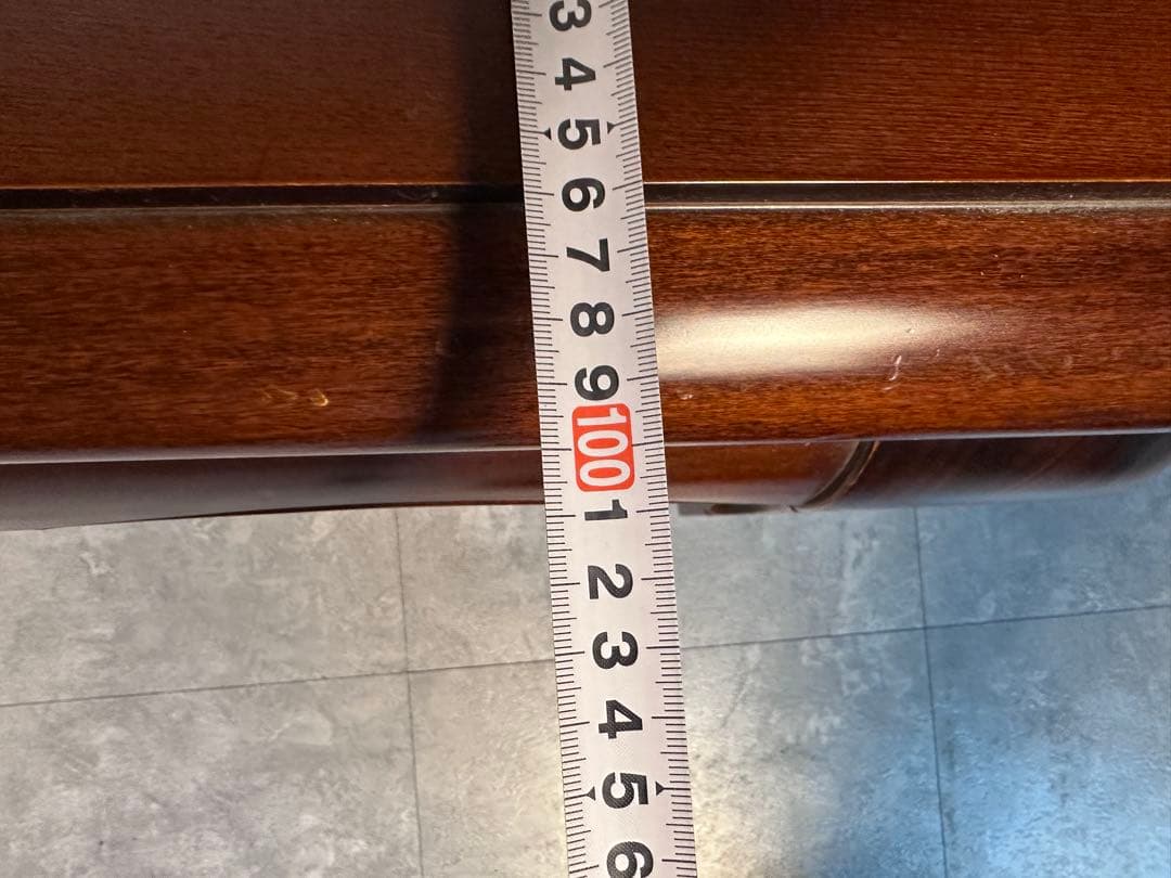 【IDC大塚家具】大型 座卓 無垢調 重厚 木製 和モダン 高級座卓