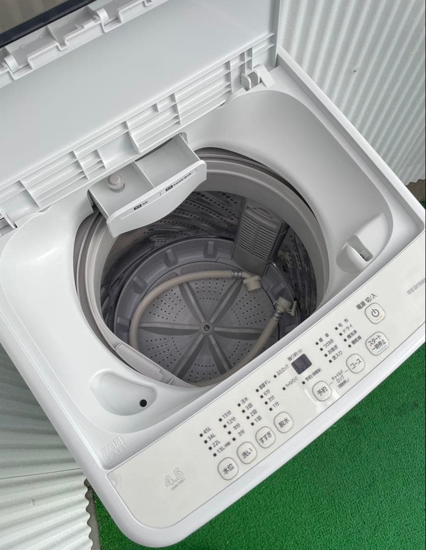 878 アイリスオーヤマ 4.5kg洗濯機 部屋干し時間短縮モード 一人暮らし