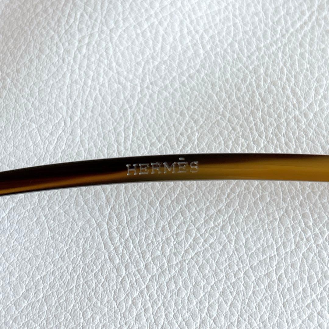 超美品 エルメス HERMES かんざし 簪 水牛 バッファローホーン 箱付