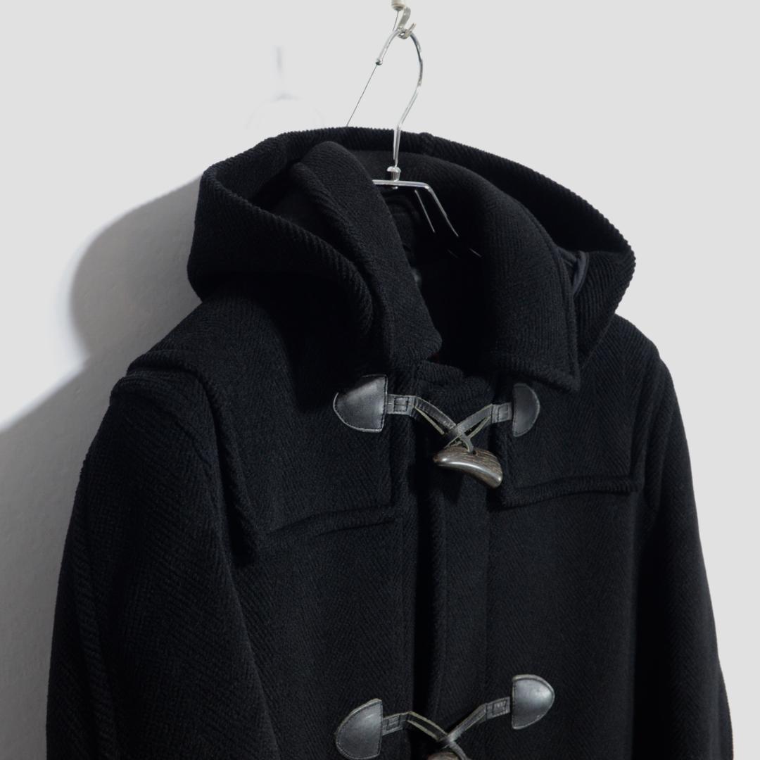 超貴重極上品 グレンフェル エルメススタイル ダッフル ムーアブルック 黒 M