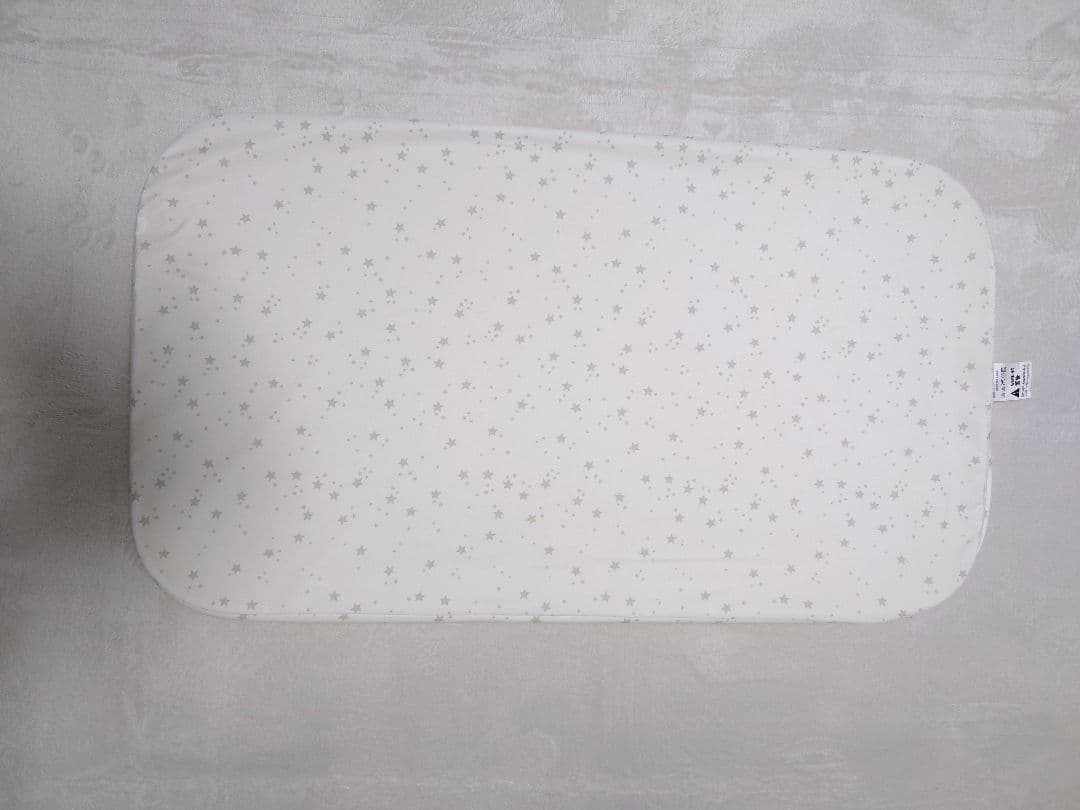 【最終値下げ】HZDMJ キャスター付 ベビーベッド 折りたたみ グレー