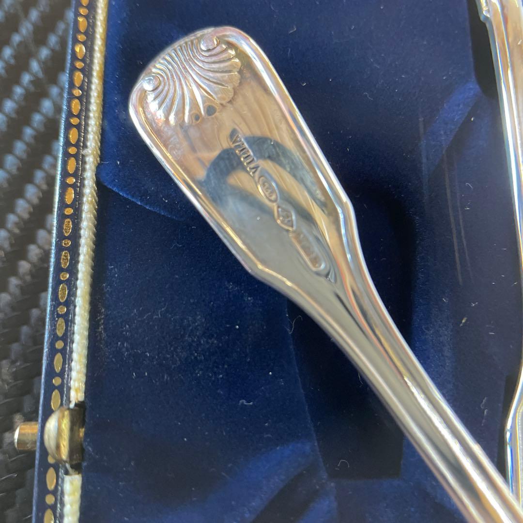 銀食器　シルバー925 (スプーン 2本セット ケース付)