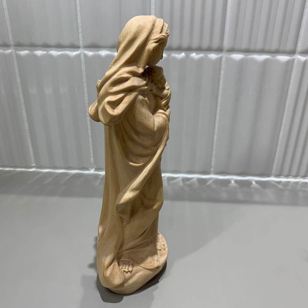 稀少✨最高級品　Lepi 置物　木彫　聖母マリア　マリア像