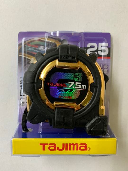 タジマ Tajima スケール G3ゴールドロック G3GL25-75BL×4個