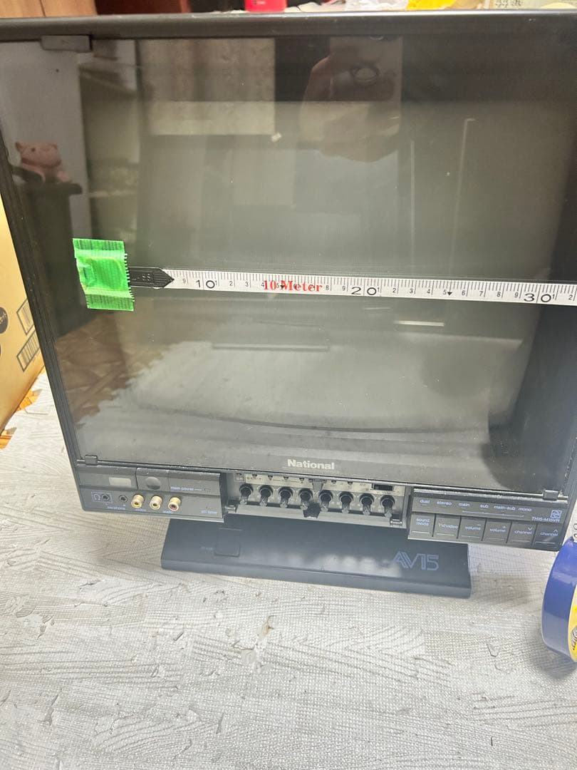 ナショナル　ブラウン管テレビ　th15-m15tvr