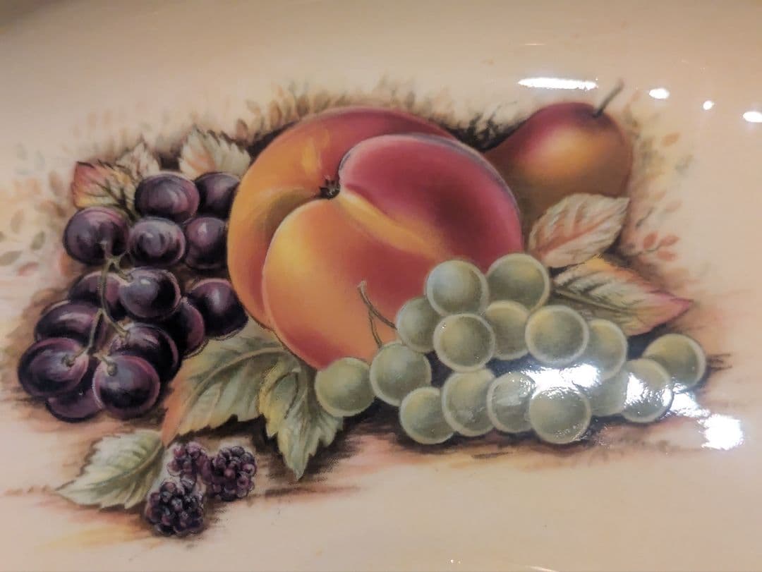 レア形‼️未使用／エインズレイ　オーチャードゴールド　ケーキプレート