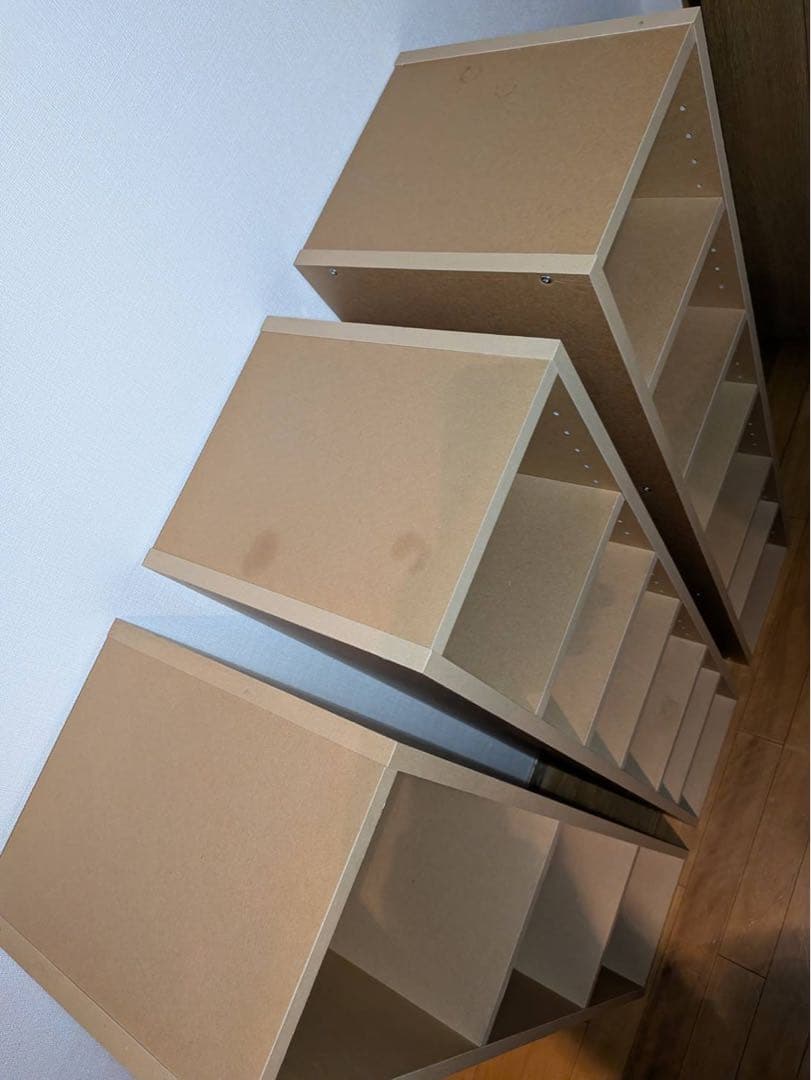 ■送料込■無印 MUJI パルプボードボックスフリーラック 棚シェルフ廃盤BOX