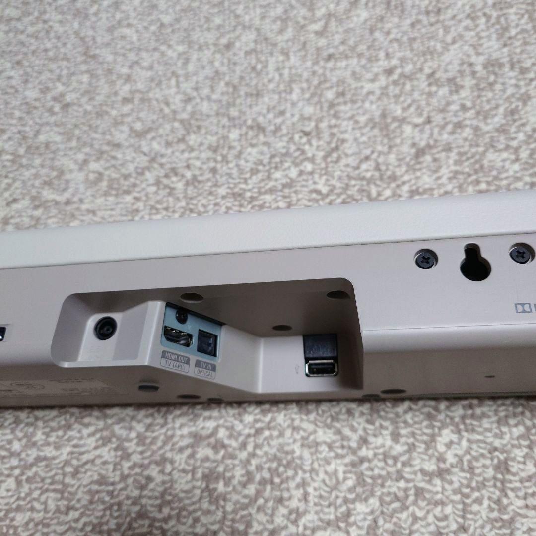 ソニー コンパクトサウンドバー HT-S200F W クリームホワイト