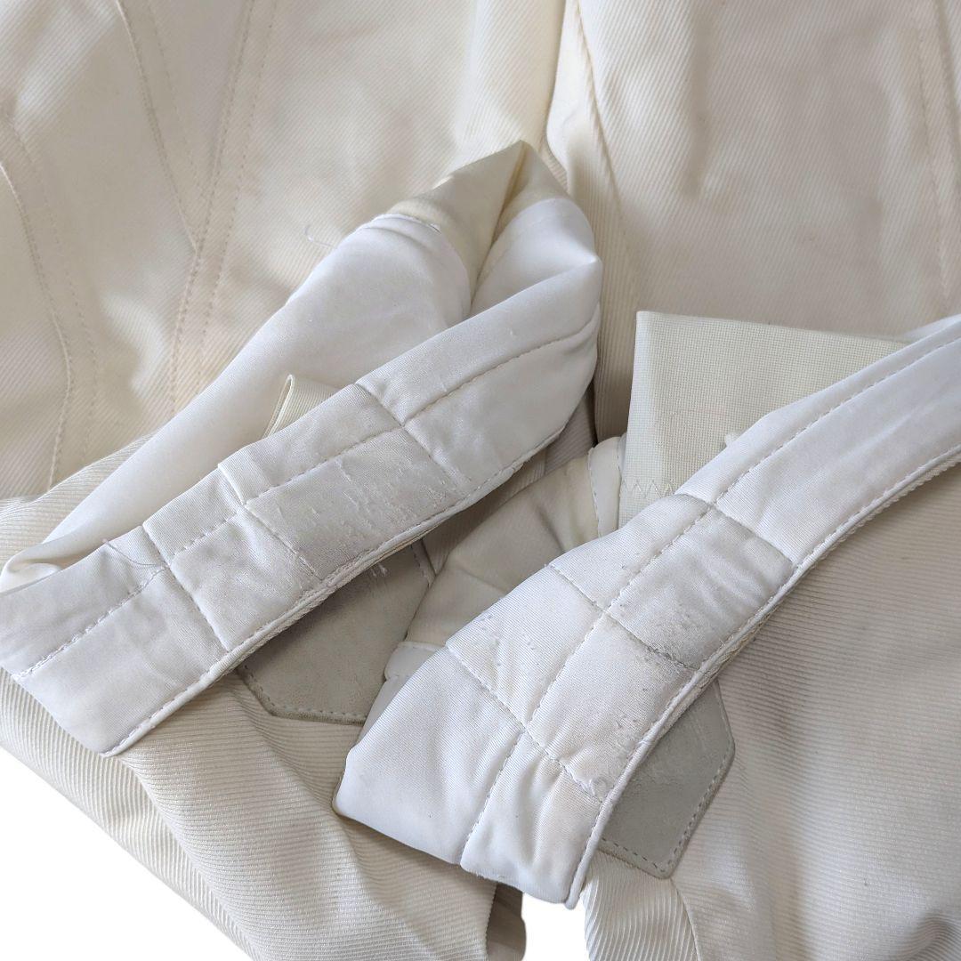 ellesse スキーウェア 上下セット　白と紺色 M キッズ 160