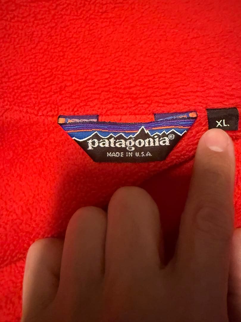 アメリカ製　USA ビンテージ　パタゴニア　シェルドシンチラ　ジャケット　XL