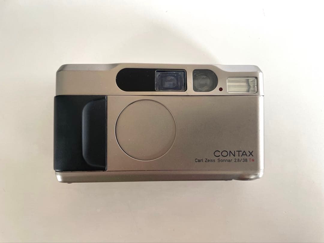 【良品】CONTAX T2 チタンシルバー フィルムカメラ
