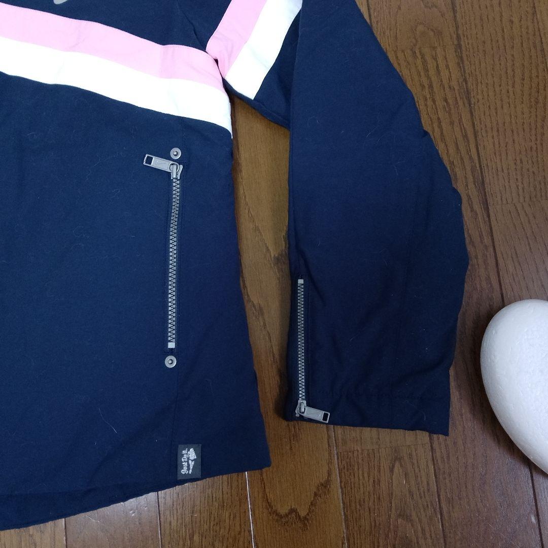 NIKE GOLF フルジップ ジャケット ネイビー ピンク　レディース M