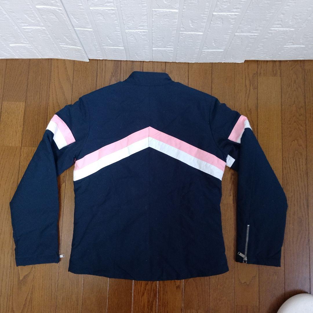 NIKE GOLF フルジップ ジャケット ネイビー ピンク　レディース M