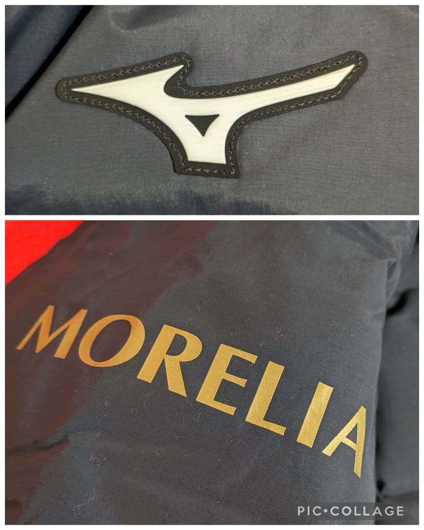 【新品】MIZUNO サッカーウェア ダウン ハーフコート✦MORELIA✦