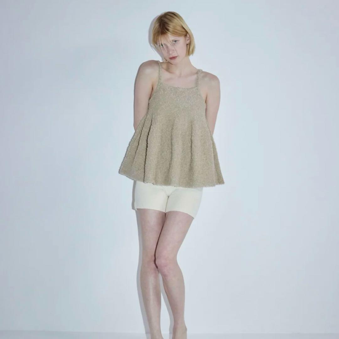 今だけ値下げ中！新品未使用！シールームリン フレア ニット キャミソール