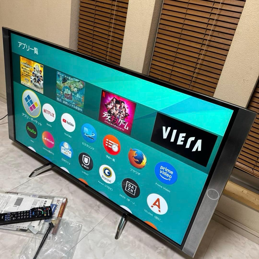 美品 Panasonic VIERA 49V型 4K対応液晶テレビ スマートTV