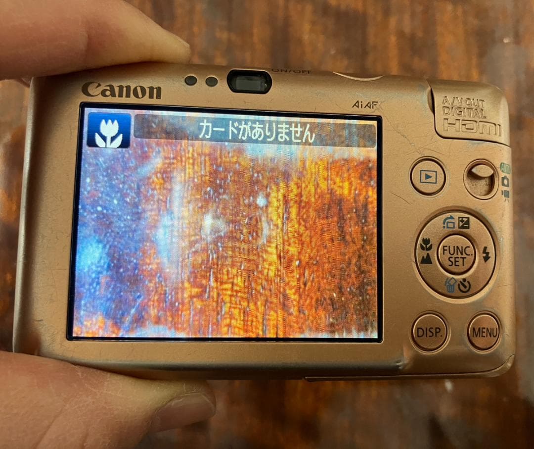 キヤノン　Canon IXY DIGITAL 210 IS ゴールド　現状品