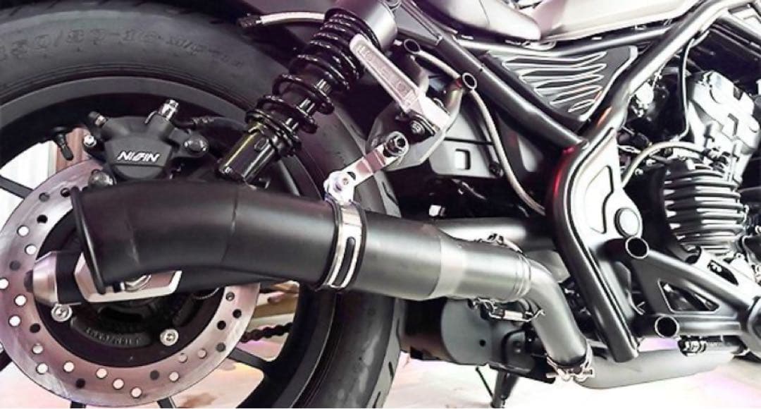 生産終了　新品　ワンズ管クラシック　スリップオンマフラーセットレブル250